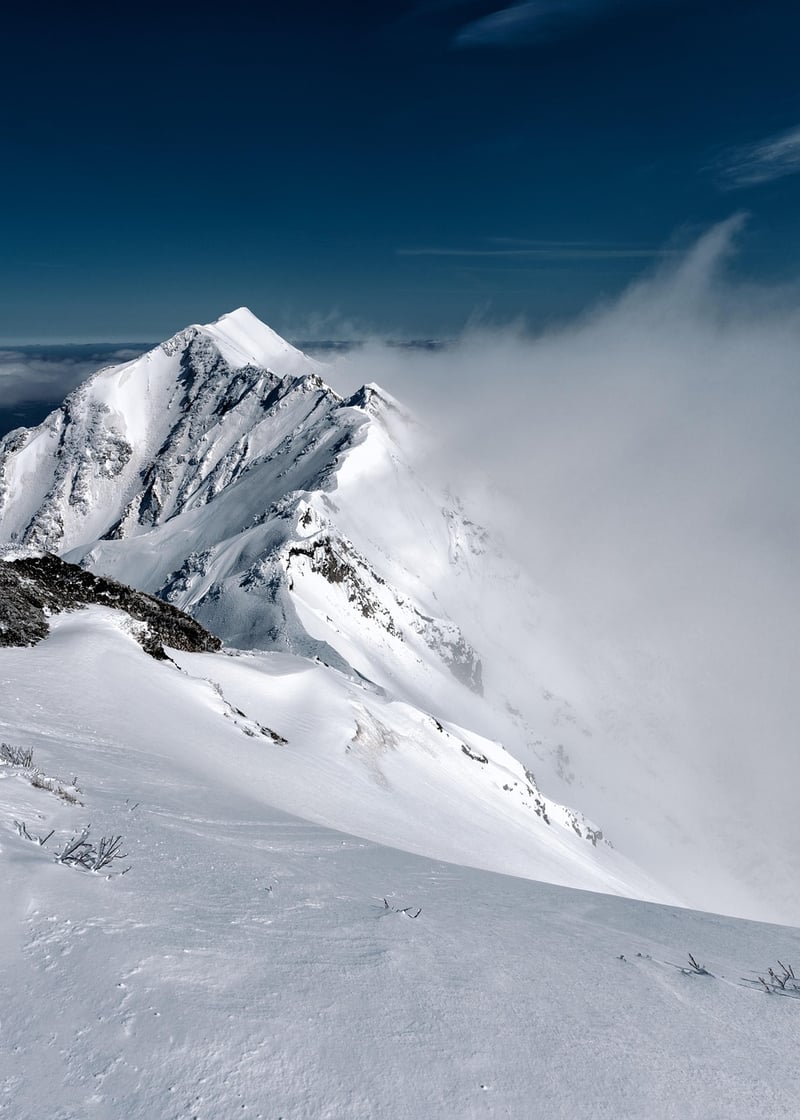 Snowy Mountain Landscape